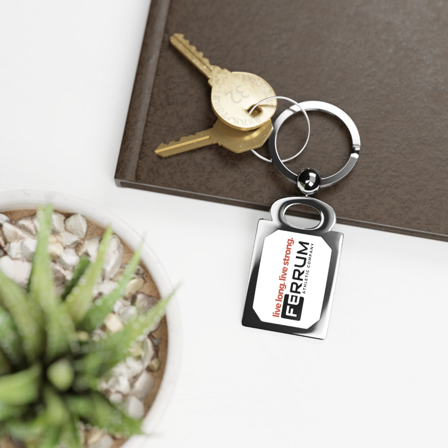 Rectangle Photo Keyring